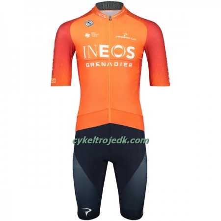 Cykeltøj + Cykelshorts 2023 INEOS Grenadiers Orange